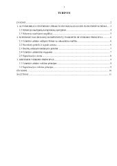 Automobilio centrinio užrakto laidų schema