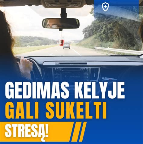 Automobilis su gedimu kelyje
