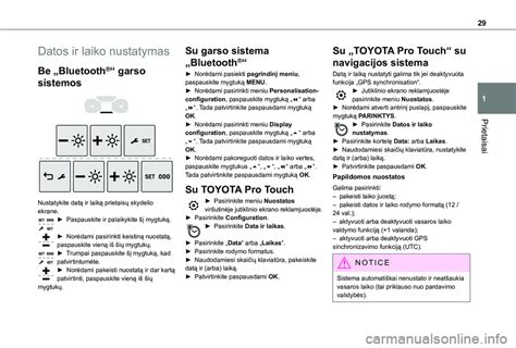 Toyota Yaris prietaisų skydelio simbolių vadovas