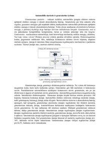 starterio schematinis vaizdas