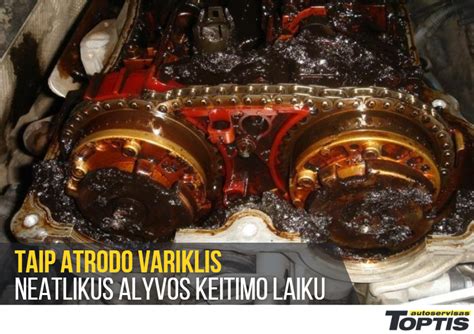 Variklio tepalo ir filtro keitimo procesas
