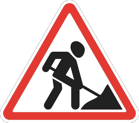 Lenkijos kelio ženklas su baudos simboliu