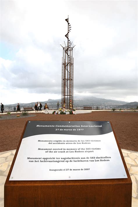 Tenerife airport disaster memorial