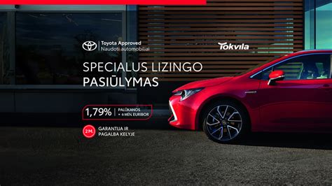 Toyota lizingo pasiūlymo grafikas