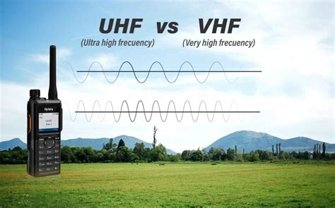 VHF ir UHF dažnių palyginimas