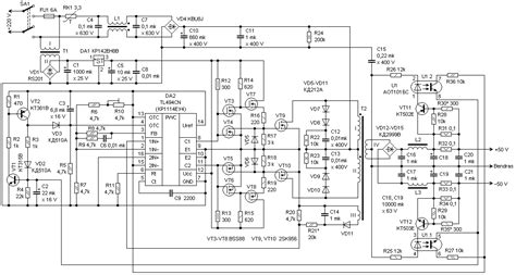 akumuliatoriaus įkroviklio schema
