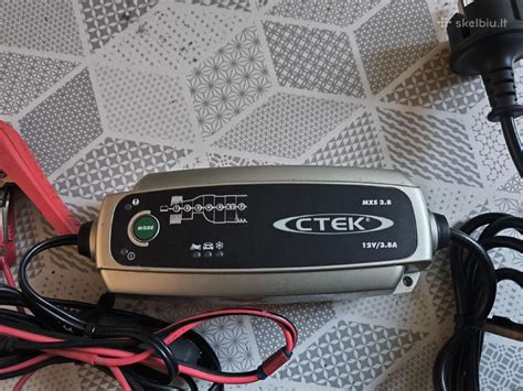 CTEK akumuliatorių įkroviklių linija