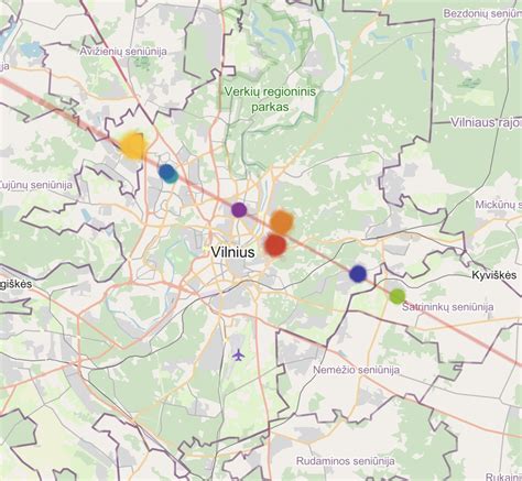 Vilnius ir jo rajonas žemėlapyje