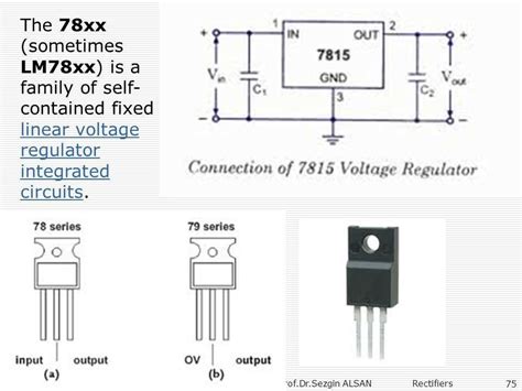 78XX serijos stabilizatoriaus jungimo schema