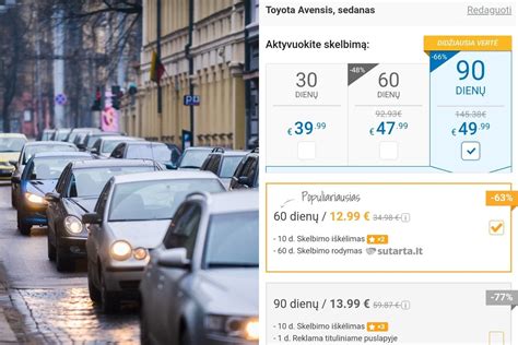 Automobilių skelbimų portalų palyginimas