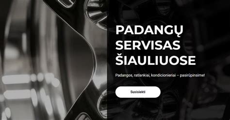 Padangų servisas