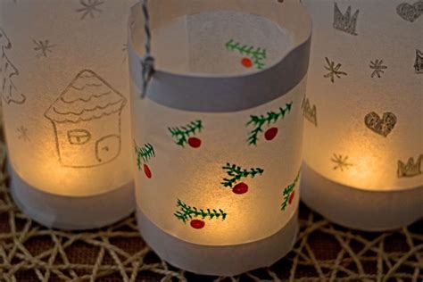 Advento žibintai su vaikais