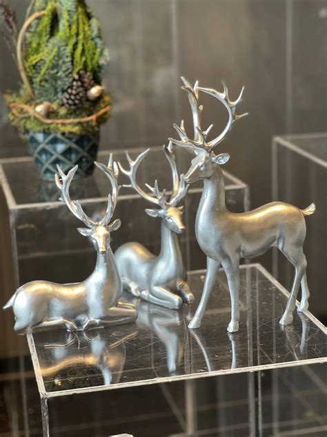 Įvairios nerūdijančio plieno kalėdinės dekoracijos