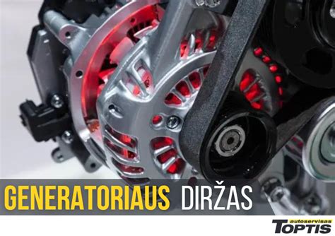 Automobilio generatoriaus tipai