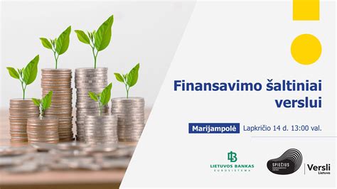 Infografika: Finansavimo šaltiniai smulkiam verslui