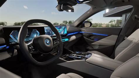 BMW 5 serijos interjeras