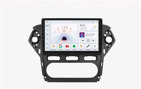 Ford Mondeo MK4 multimedija su Apple CarPlay ir Android Auto ekrano vaizdas
