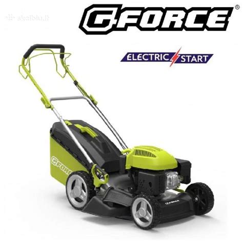 Benzininė vejapjovė su elektriniu starteriu