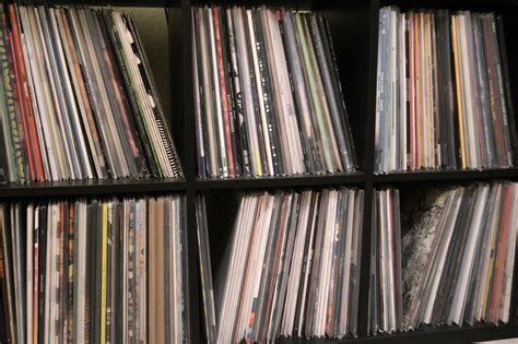 vinilinių plokštelių kolekcija