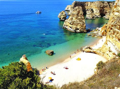 Praia da Marinha paplūdimys Algarvėje