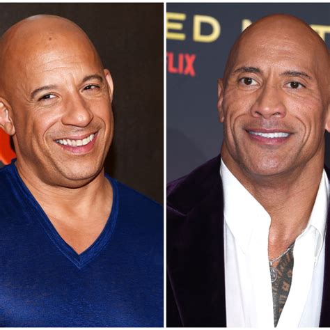 Dwayne Johnson ir Vin Diesel