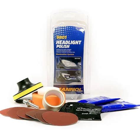 Profesionalus priekinių žibintų poliravimo rinkinys