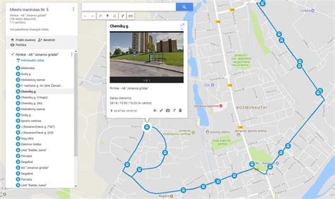 Interaktyvus Jonavos miesto viešojo transporto žemėlapis