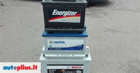 Naudoti automobilio akumuliatoriai