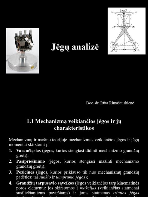 Jėgų analizė variklio alkūninio mechanizmo veikime