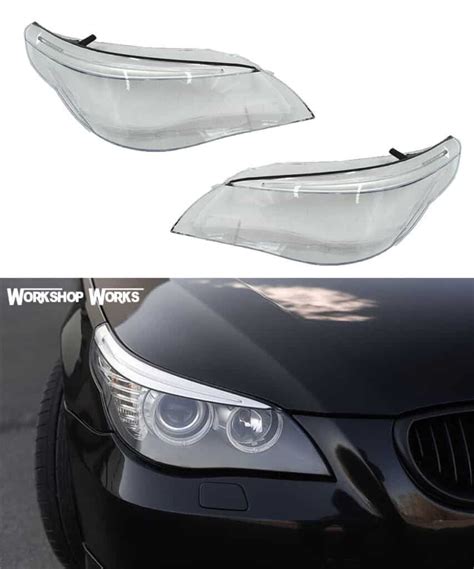 Palyginimas: nauji ir seni BMW E60 žibintų lęšiai