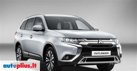 Grafikas su vidutinėmis naudotų Mitsubishi Outlander kainomis pagal metus