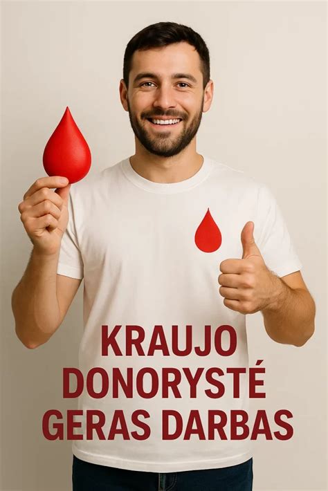 Kraujo donorystės svarba