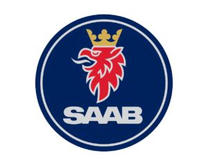 Saab įmonės logotipas ir vizija