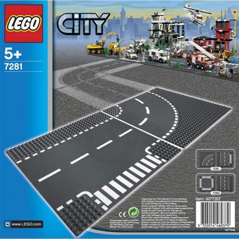 LEGO City T formos sankryža ir kelio vingis