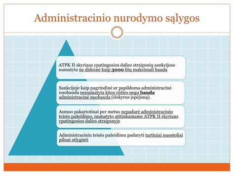 administracinio nurodymo schema