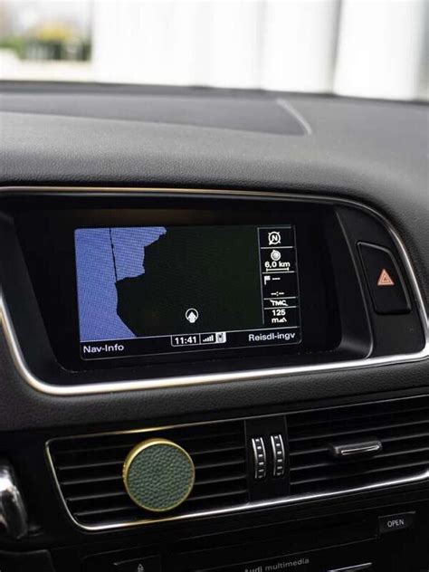 Audi automobilio navigacijos meniu