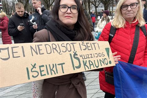 Protesto akcija prieš mokesčių didinimą