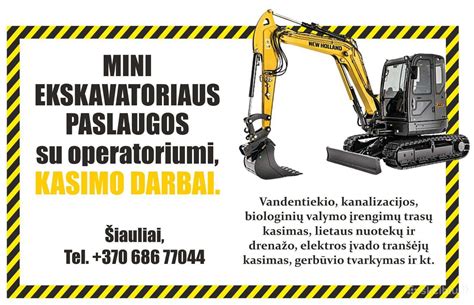 Schematinis ekskavatoriaus važiuoklės dalių išdėstymas