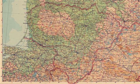 Europos žemėlapio fragmentas su pažymėta Lietuva