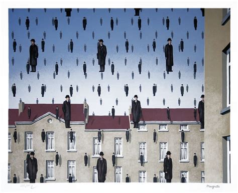 René Magritte Golkonda paveikslas