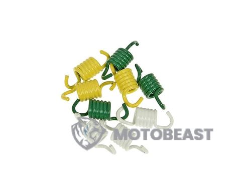 Malossi sankabos spyruoklių grafikas