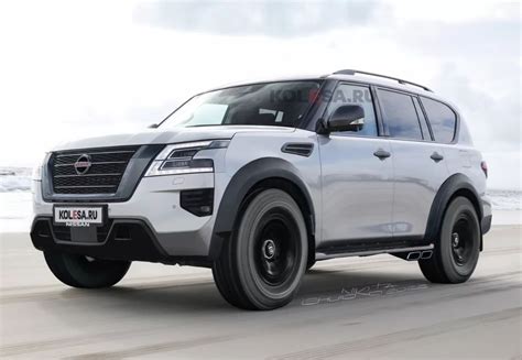 Nissan Patrol su priekiniais lankais