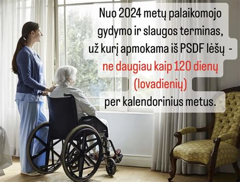 diagrama: palaikomojo gydymo ir slaugos paslaugų finansavimas