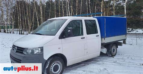 Volkswagen Transporter bortinis sunkvežimis krovinių platforma