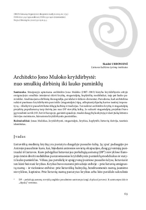 Jono Muloko suprojektuotas antkapis