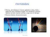 Saulės šviesos lūžis vandens lašelyje