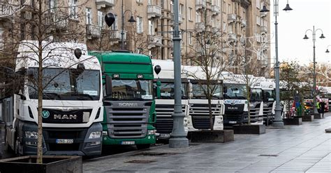 Vilkikų protestas Gedimino prospekte