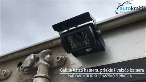 Vilkiko priekinė dalis su kamera
