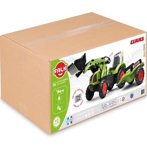 Vaikiškas traktorius su priekaba ir kaušu