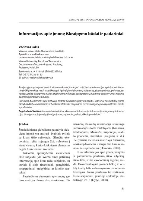 Informacija apie įmonę